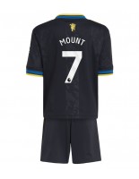 Manchester United Mason Mount #7 Kolmaspaita Lasten 2025-26 Lyhythihainen (+ shortsit)